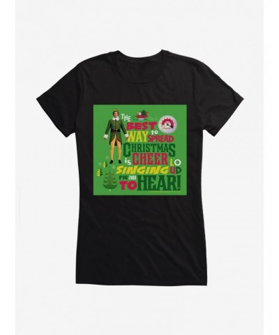 Elf Spread Christmas Cheer Girls T-Shirt $8.47 T-Shirts