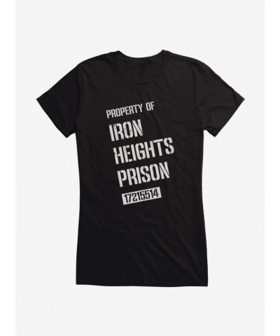 DC Comics Arrow Iron Heights Prison Girls T-Shirt $8.96 T-Shirts