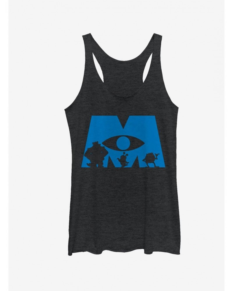 Monsters Inc. Logo Silhouette Girls Tanks $6.42 Tanks