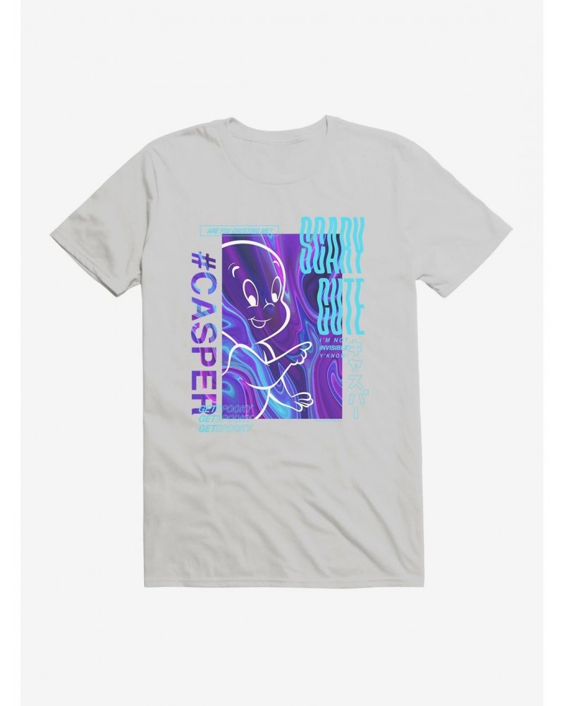 Casper The Friendly Ghost Virtual Raver Scary Cute T-Shirt $10.28 T-Shirts