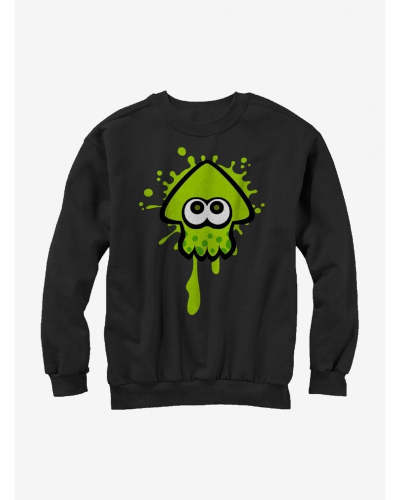 Nintendo Splatoon Lime Green Inkling Squid Sweatshirt $9.45 Sweatshirts