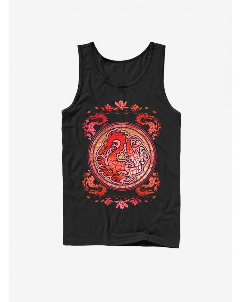 Disney Mulan Mushu Stained Glass Tank $7.17 Tanks