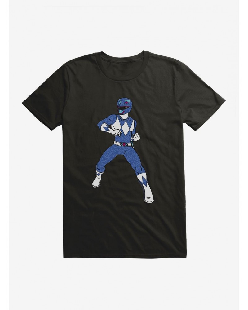 Mighty Morphin Power Rangers Blue Ranger Defense Move T-Shirt $6.88 T-Shirts