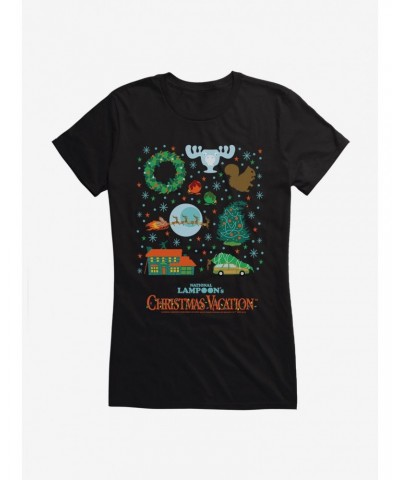 National Lampoon's Christmas Vacation Icons Girls T-Shirt $5.98 T-Shirts