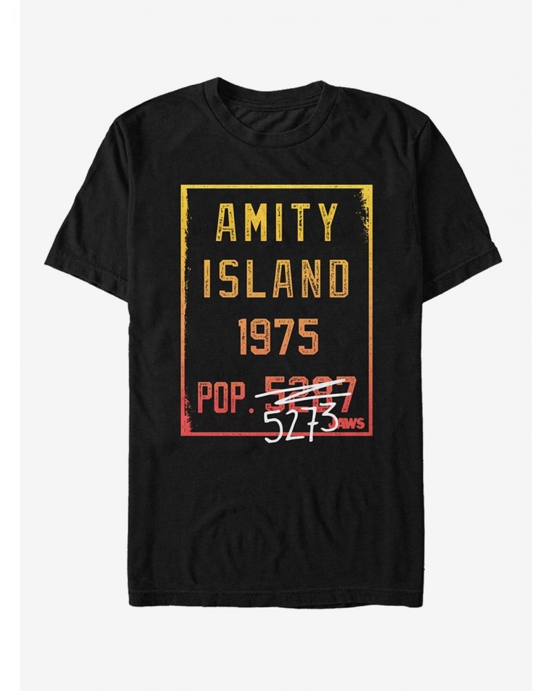 Amity Island Population T-Shirt $8.80 T-Shirts