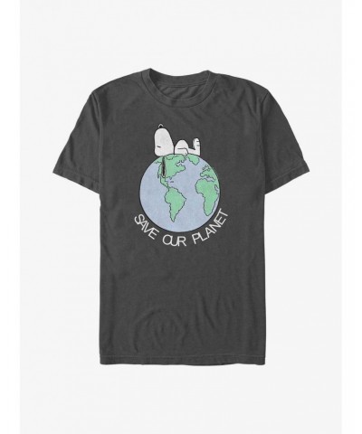 Peanuts Snoopy Save Our Planet T-Shirt $5.52 T-Shirts