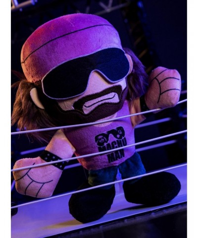 WWE Macho Man Randy Savage 8" Bleacher Creatures Kuricha Sitting Plush $8.78 Plush