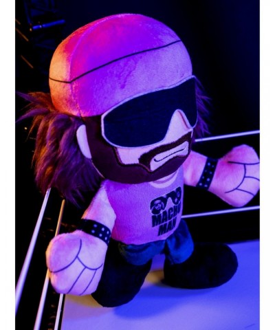 WWE Macho Man Randy Savage 8" Bleacher Creatures Kuricha Sitting Plush $8.78 Plush