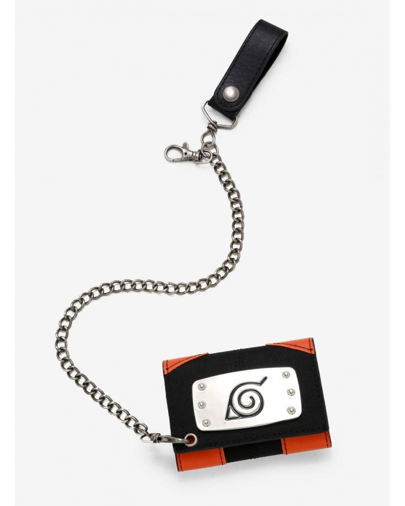 Naruto Shippuden Hidden Leaf Tri-Fold Chain Wallet $7.71 Wallets