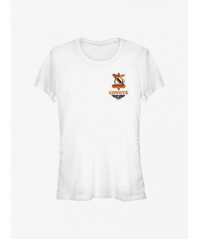Top Gun Maverick Coyote Patch Girls T-Shirt $6.47 T-Shirts