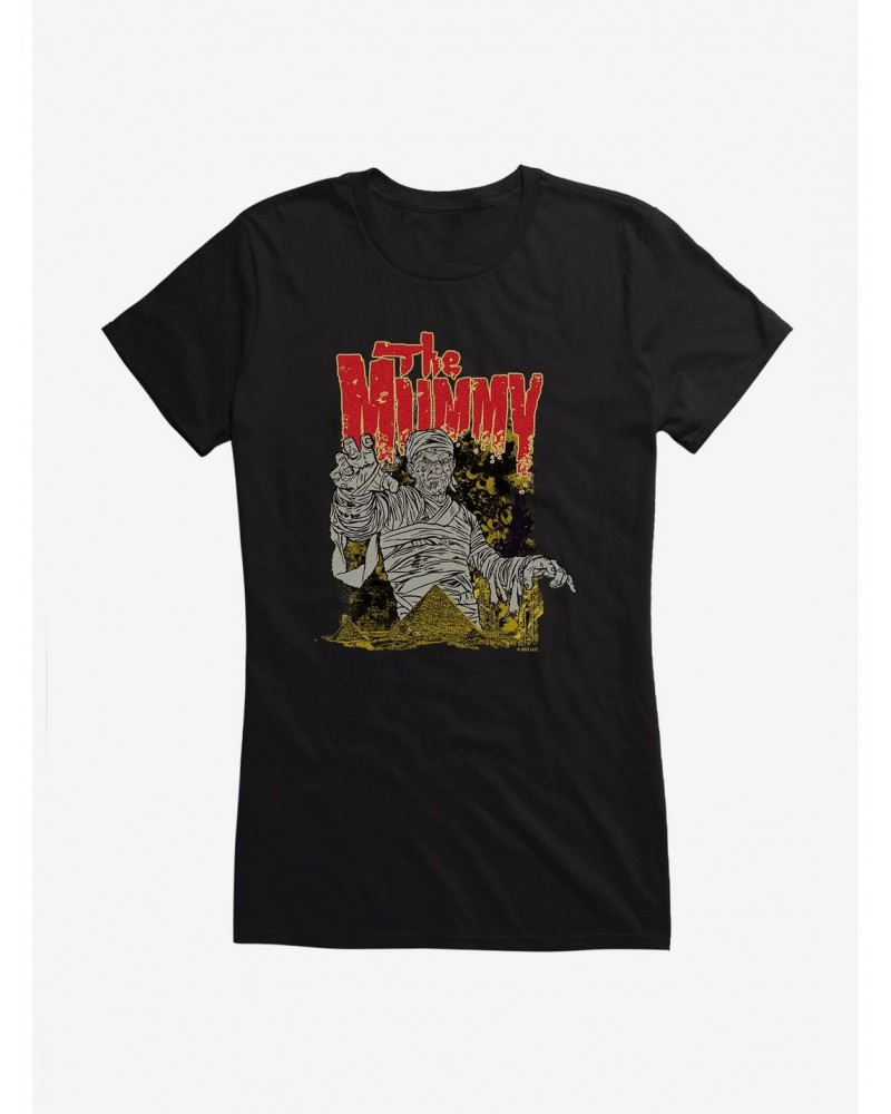 Universal Monsters The Mummy Pyramids Girls T-Shirt $8.57 T-Shirts