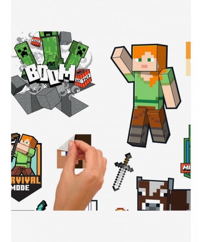 Minecraft Characters Peel & Stick Wall Decals $7.75 Decals