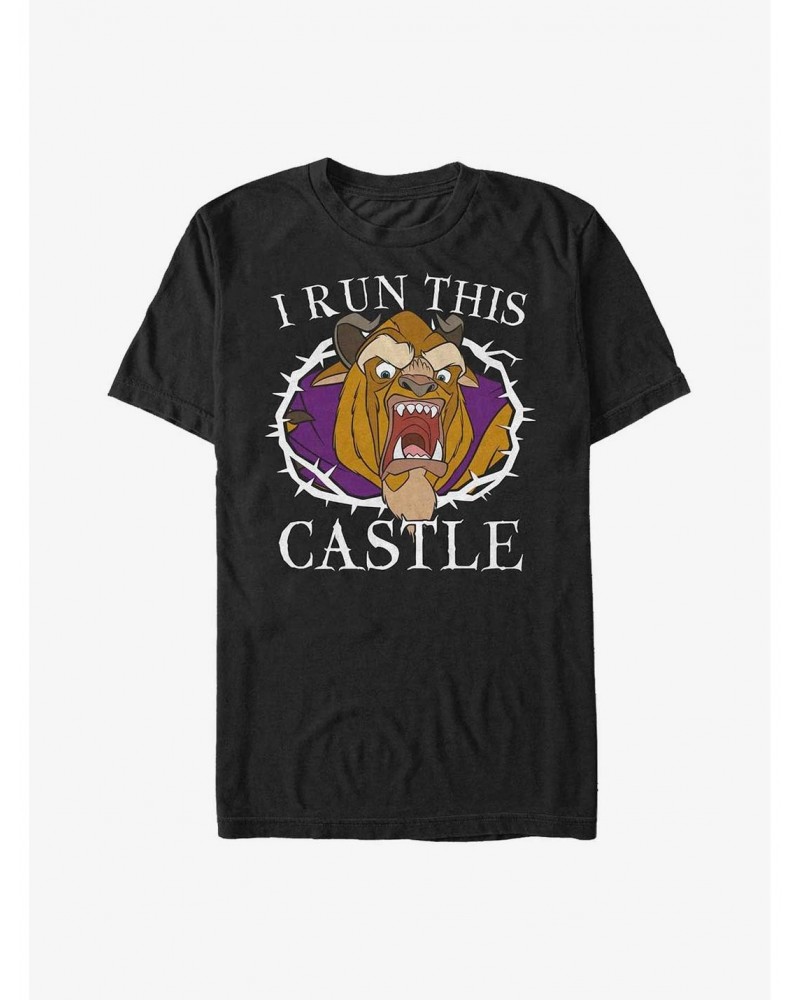 Disney Beauty Beast I Run This Castle T-Shirt $9.18 T-Shirts