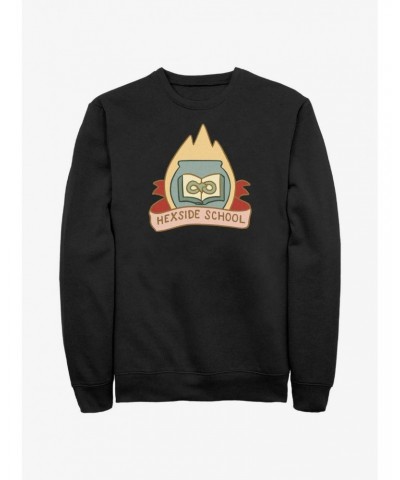 Disney The Owl House Hexside School Logo Sweatshirt $10.33 Sweatshirts