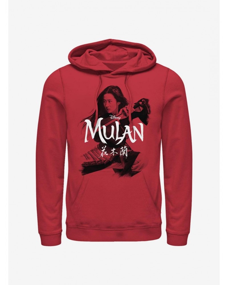 Disney Mulan Fighting Stance Hoodie $17.60 Hoodies