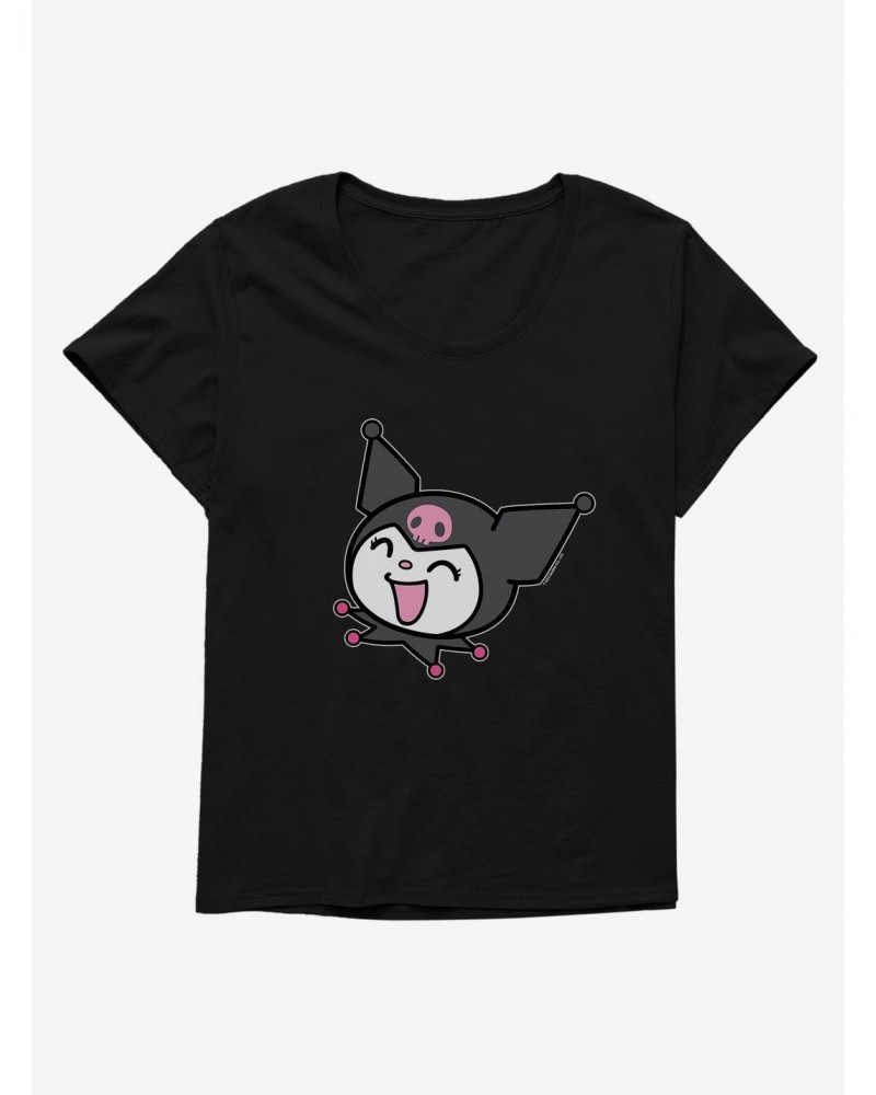 Kuromi All Smiles Girls T-Shirt Plus Size $10.17 T-Shirts