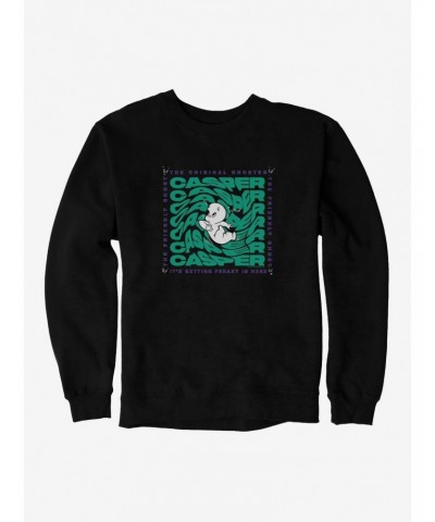 Casper The Friendly Ghost Virtual Raver Freaky Here Sweatshirt $15.87 Sweatshirts