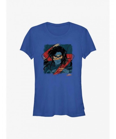 Marvel Ms. Marvel Portrait Girls T-Shirt $7.97 T-Shirts