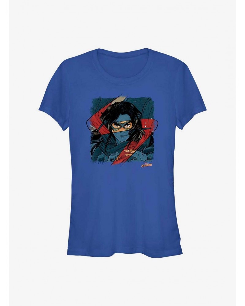 Marvel Ms. Marvel Portrait Girls T-Shirt $7.97 T-Shirts