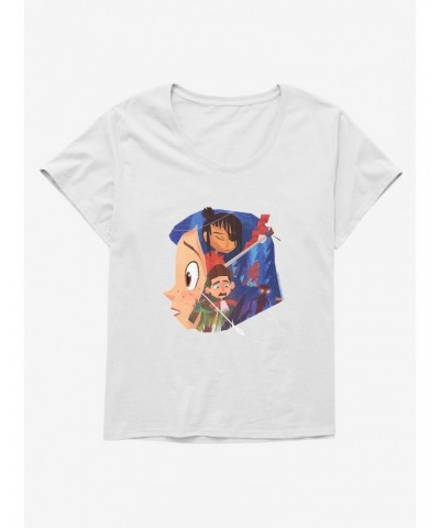 Laika Fan Art Winner Woven Together Girls T-Shirt Plus Size $10.76 T-Shirts
