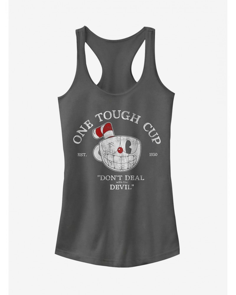 Cuphead Tough Cup Est. 1930 Girls Tank $8.96 Tanks