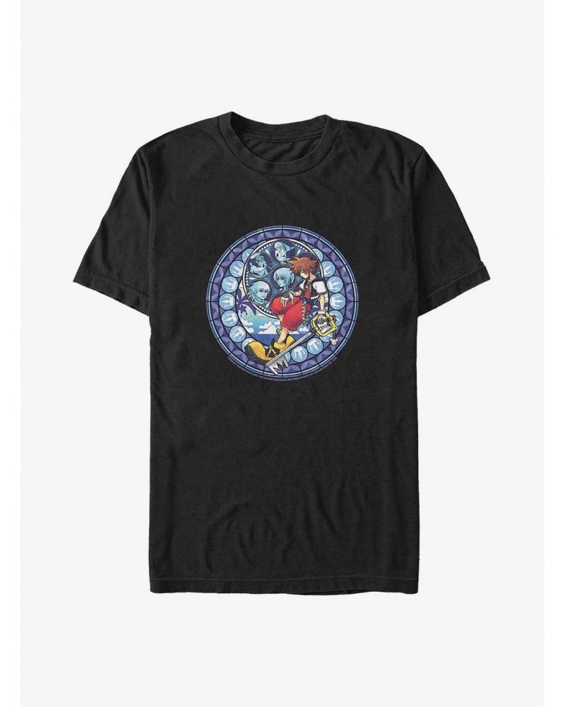 Disney Kingdom Hearts Stained Glass Sora Big & Tall T-Shirt $11.96 T-Shirts