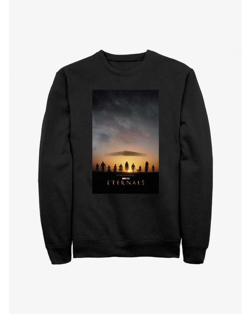 Marvel Eternals Poster Crew Sweatshirt $13.58 Sweatshirts