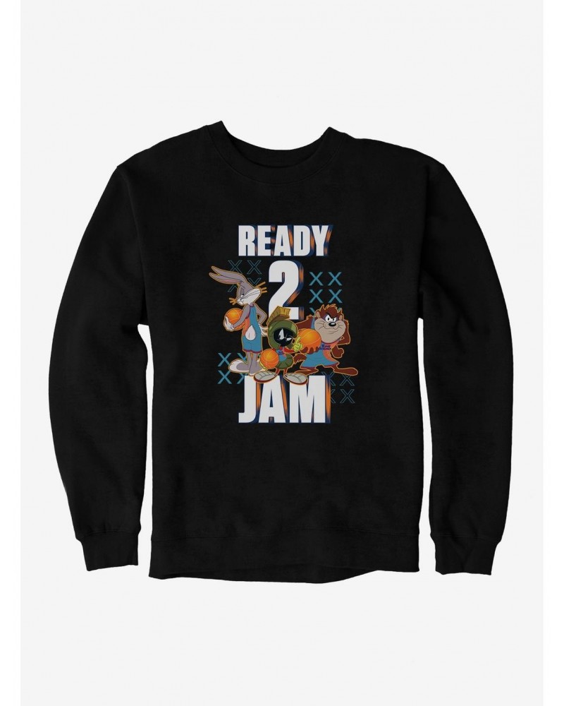 Space Jam: A New Legacy Bugs Bunny, Marvin The Martian, And Taz Ready 2 Jam Sweatshirt $9.45 Sweatshirts