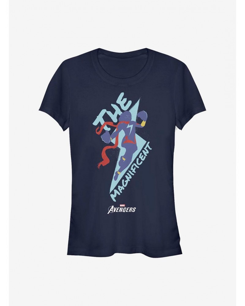 Marvel Ms. Marvel The Magnificent Girls T-Shirt $9.36 T-Shirts