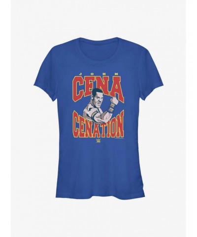 WWE John Cena Cenation Girls T-Shirt $6.18 T-Shirts