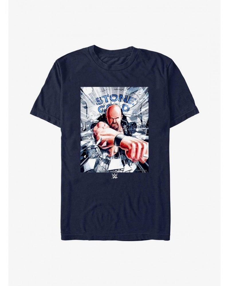 WWE Stone Cold Steve Austin Poster T-Shirt $7.46 T-Shirts