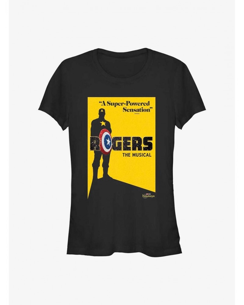 Marvel's Hawkeye Rogers: The Musical Poster Girl's T-Shirt $8.76 T-Shirts