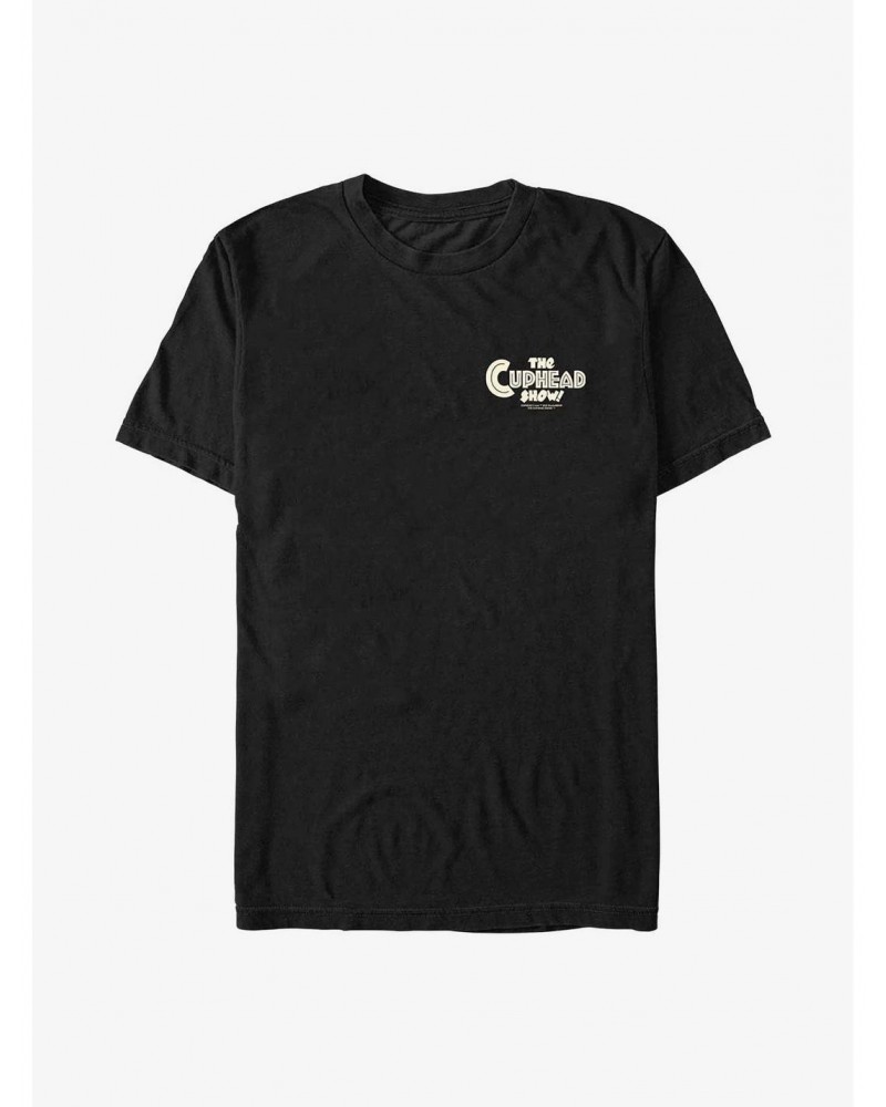 The Cuphead Show! Cuphead Show Logo T-Shirt $11.47 T-Shirts