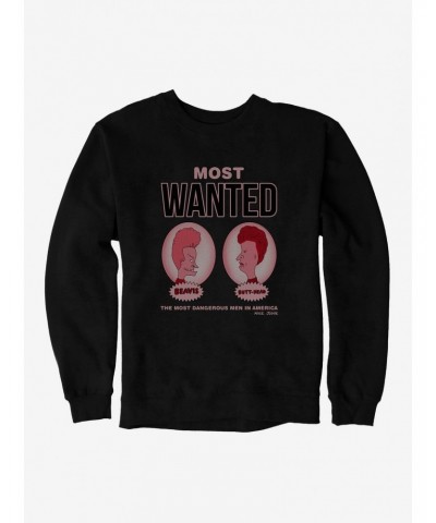 Beavis And Butthead Most Wanted Sweatshirt $13.28 Sweatshirts