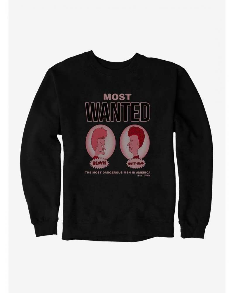 Beavis And Butthead Most Wanted Sweatshirt $13.28 Sweatshirts