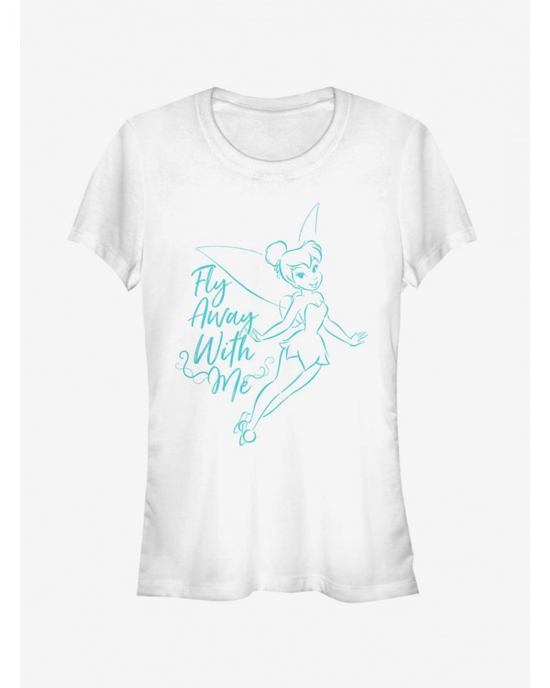 Disney Tinker Bell Fly Away Girls T-Shirt $5.82 T-Shirts
