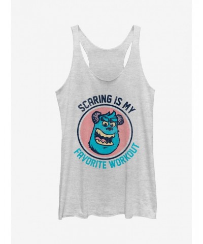 Monsters Inc. Sulley Scaring is My Favorite Workout Girls Tanks $9.74 Tanks