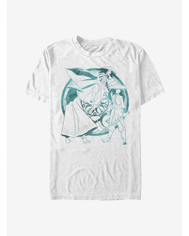 Disney Raya and the Last Dragon Raya Watercolor T-Shirt $9.56 T-Shirts