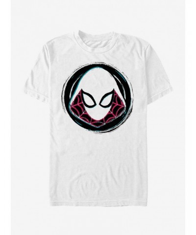 Marvel Spider-Man: Into The Spider-Verse Spider-Gwen Badge T-Shirt $7.14 T-Shirts