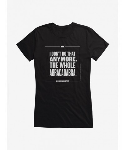 The Umbrella Academy The Whole Abracadabra Girls T-Shirt $9.76 T-Shirts