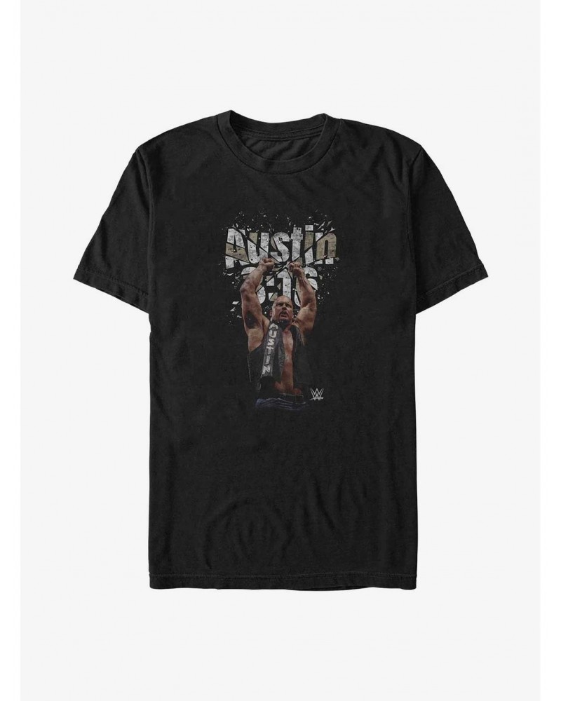 WWE Stone Cold Steve Austin 3:16 Shattered Photo T-Shirt $7.65 T-Shirts