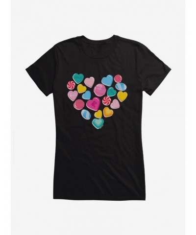 Barbie Valentine's Day Sweets Girls T-Shirt $8.57 T-Shirts