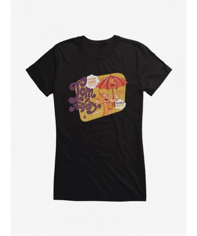 Tom And Jerry Tom Foolery Girls T-Shirt $6.77 T-Shirts