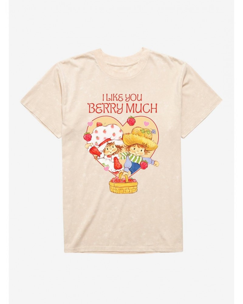 Strawberry Shortcake Berry Much Mineral Wash T-Shirt $6.63 T-Shirts