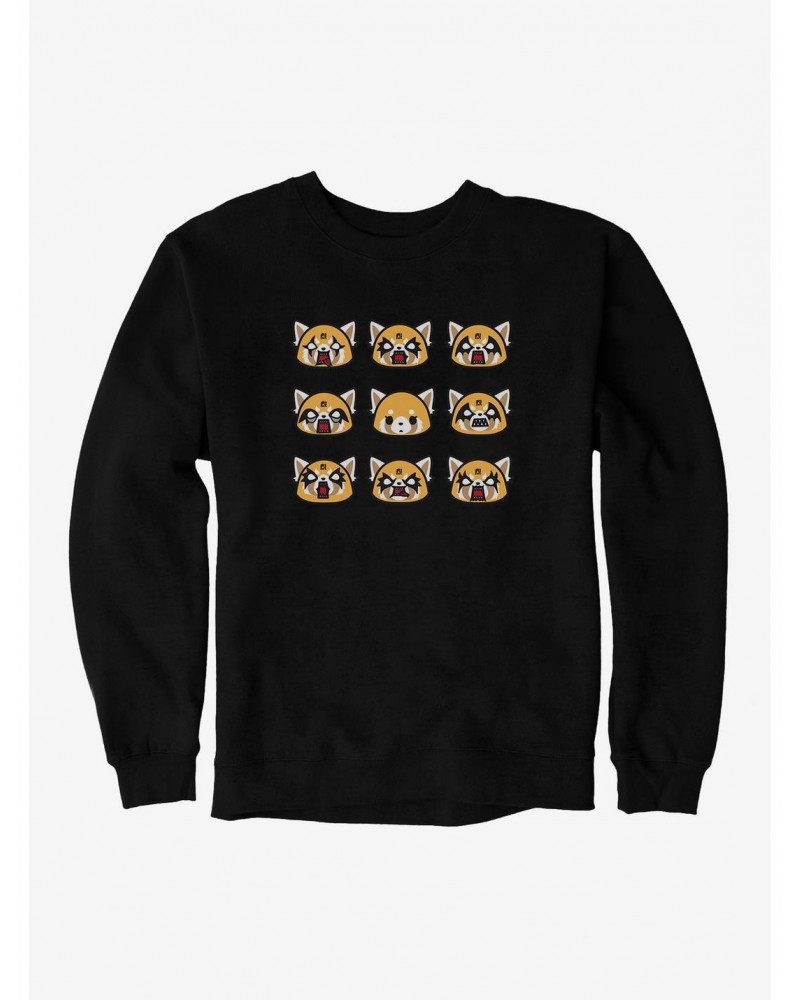 Aggretsuko Metal Emotions Sweatshirt $9.45 Sweatshirts