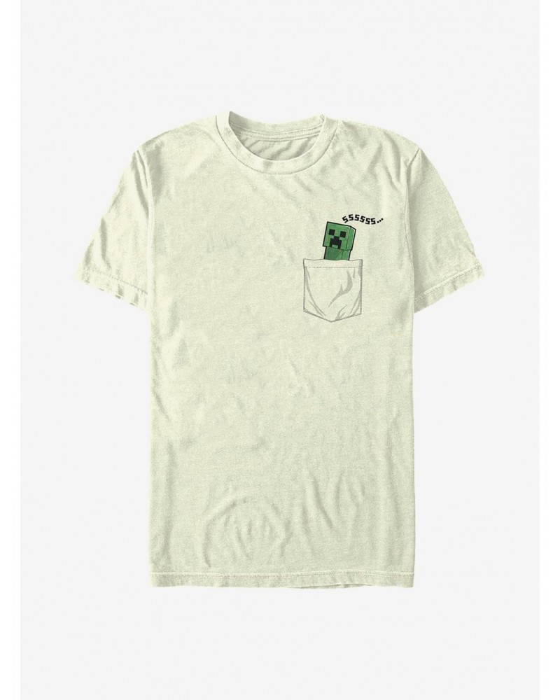 Minecraft Faux Pocket Creeper T-Shirt $7.65 T-Shirts