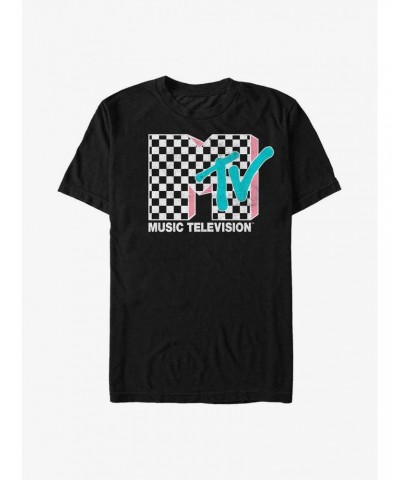 MTV Checkered Logo T-Shirt $8.03 T-Shirts