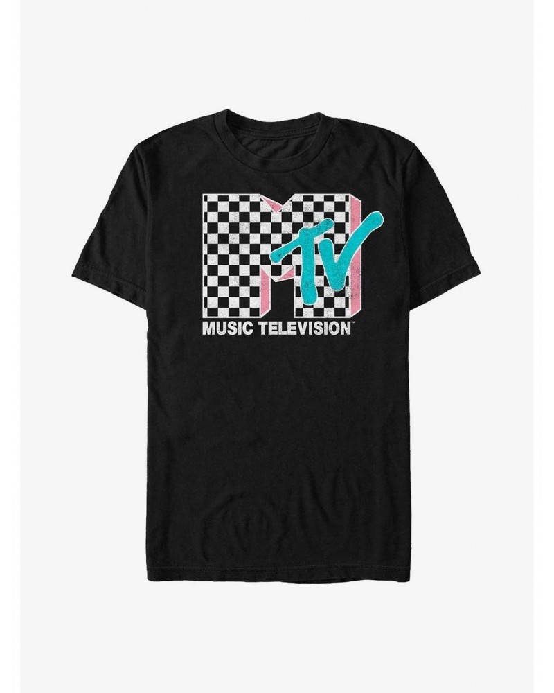 MTV Checkered Logo T-Shirt $8.03 T-Shirts